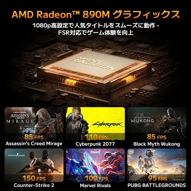 GEEKOM AI PC A9 MAX ミニPC AMD Ryzen AI 9 HX 370/HX 470 - Image 7