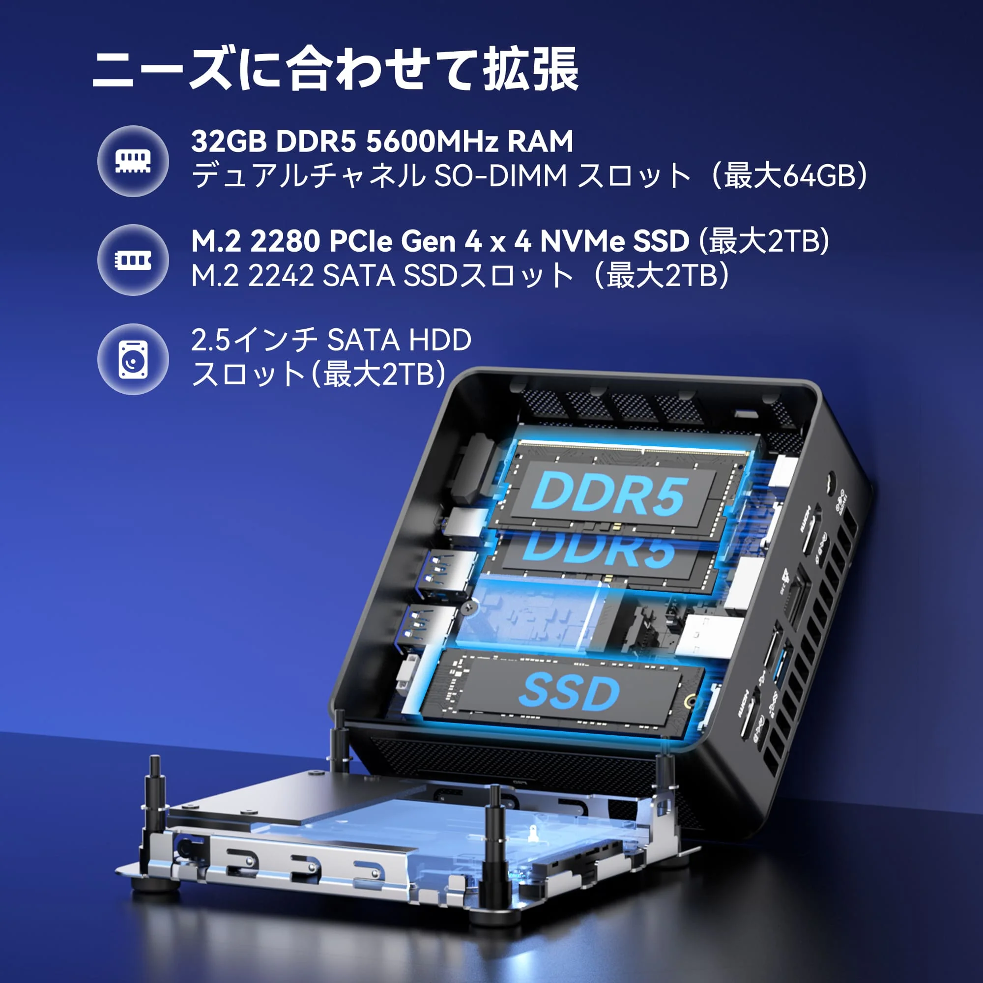 GEEKOM AI PC IT15 ミニPC インテル®CORE™ Ultra9-285H - Image 5