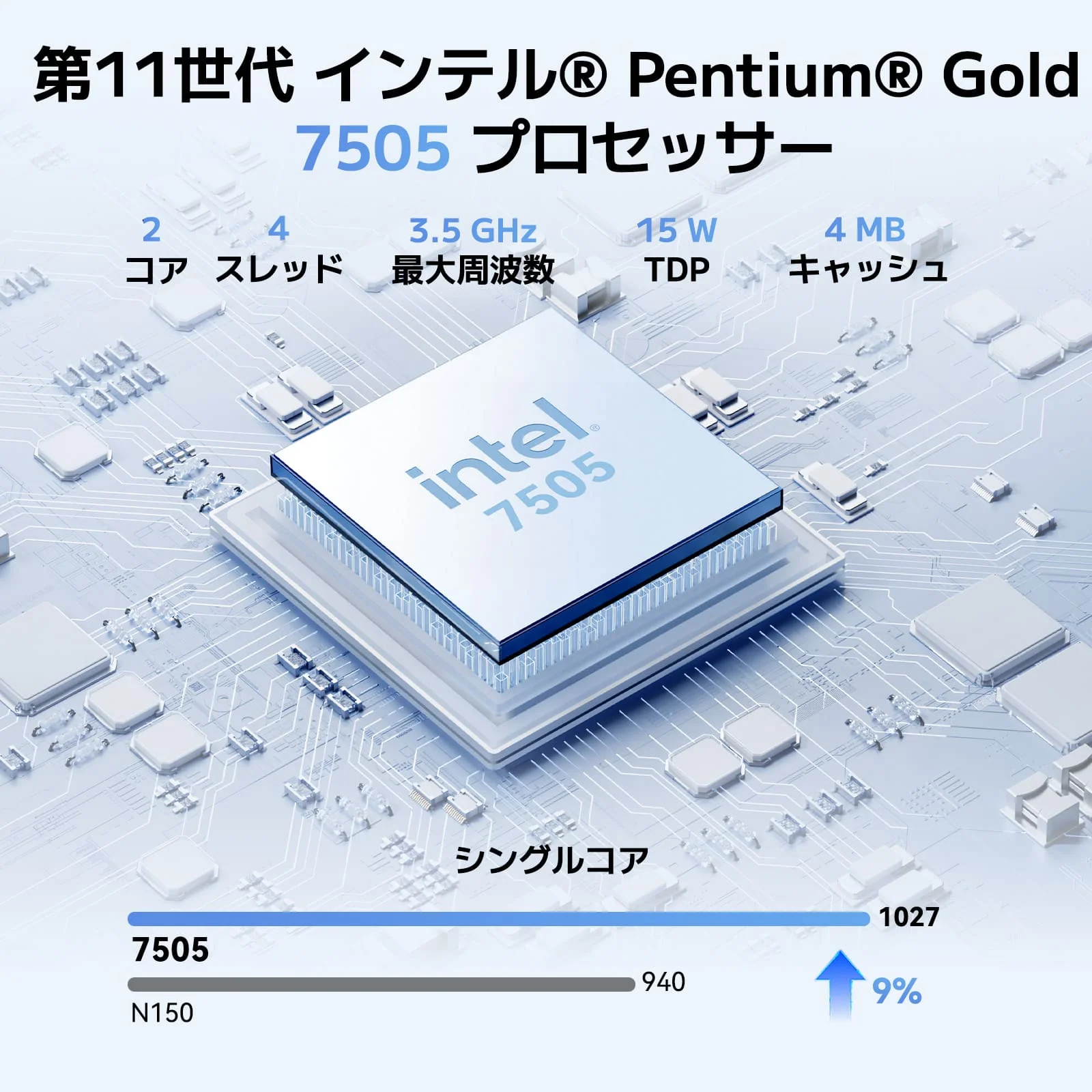 GEEKOM AIR12 ミニPC インテル® Pentium® Gold 7505 - Image 3