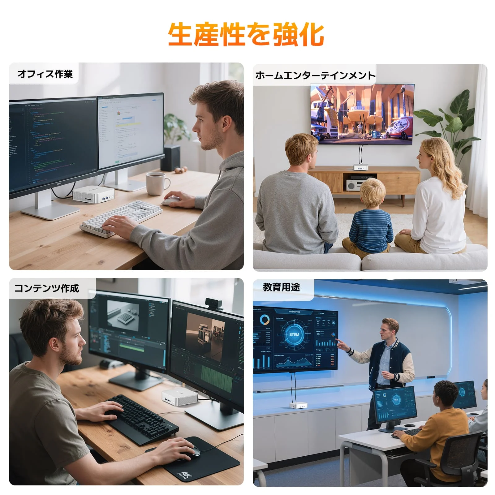 GEEKOM A5 Pro ミニPC AMD Ryzen R7-5825U - Image 7