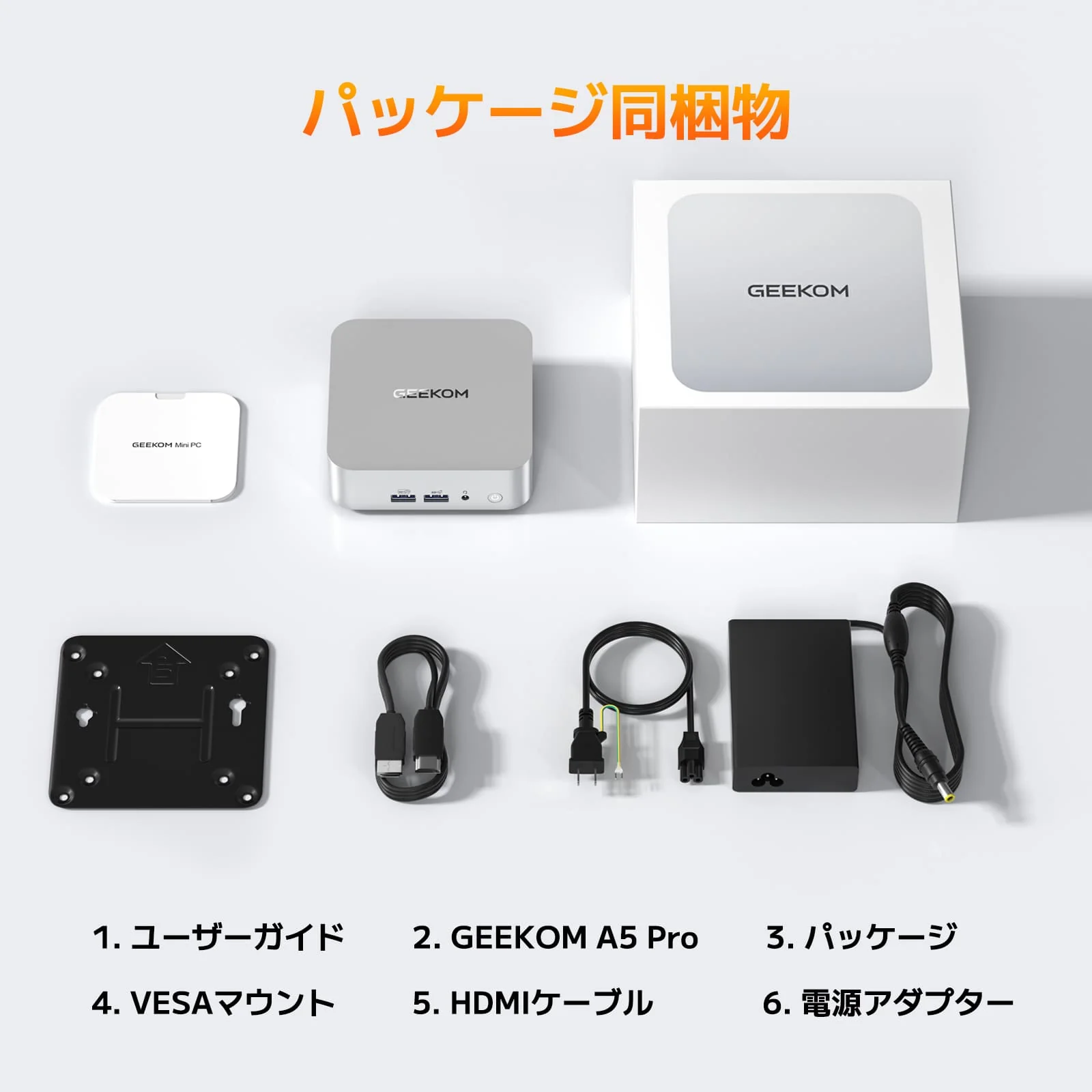 GEEKOM A5 Pro ミニPC AMD Ryzen R7-5825U - Image 9
