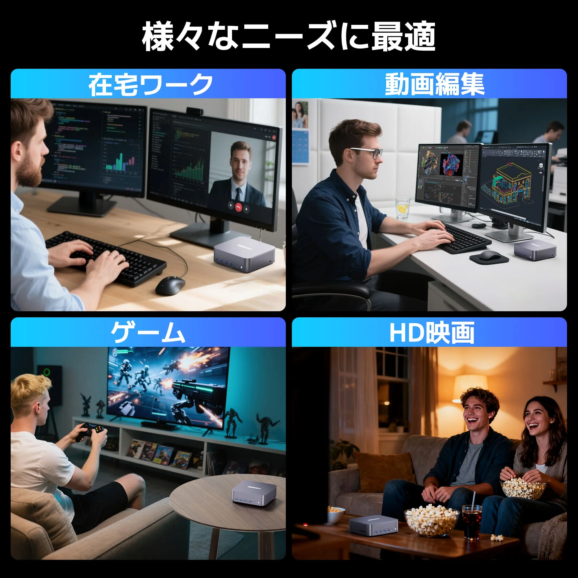 GEEKOM AI PC GT2 Mega ミニPC インテル® CORE™ Ultra9-285H - Image 9