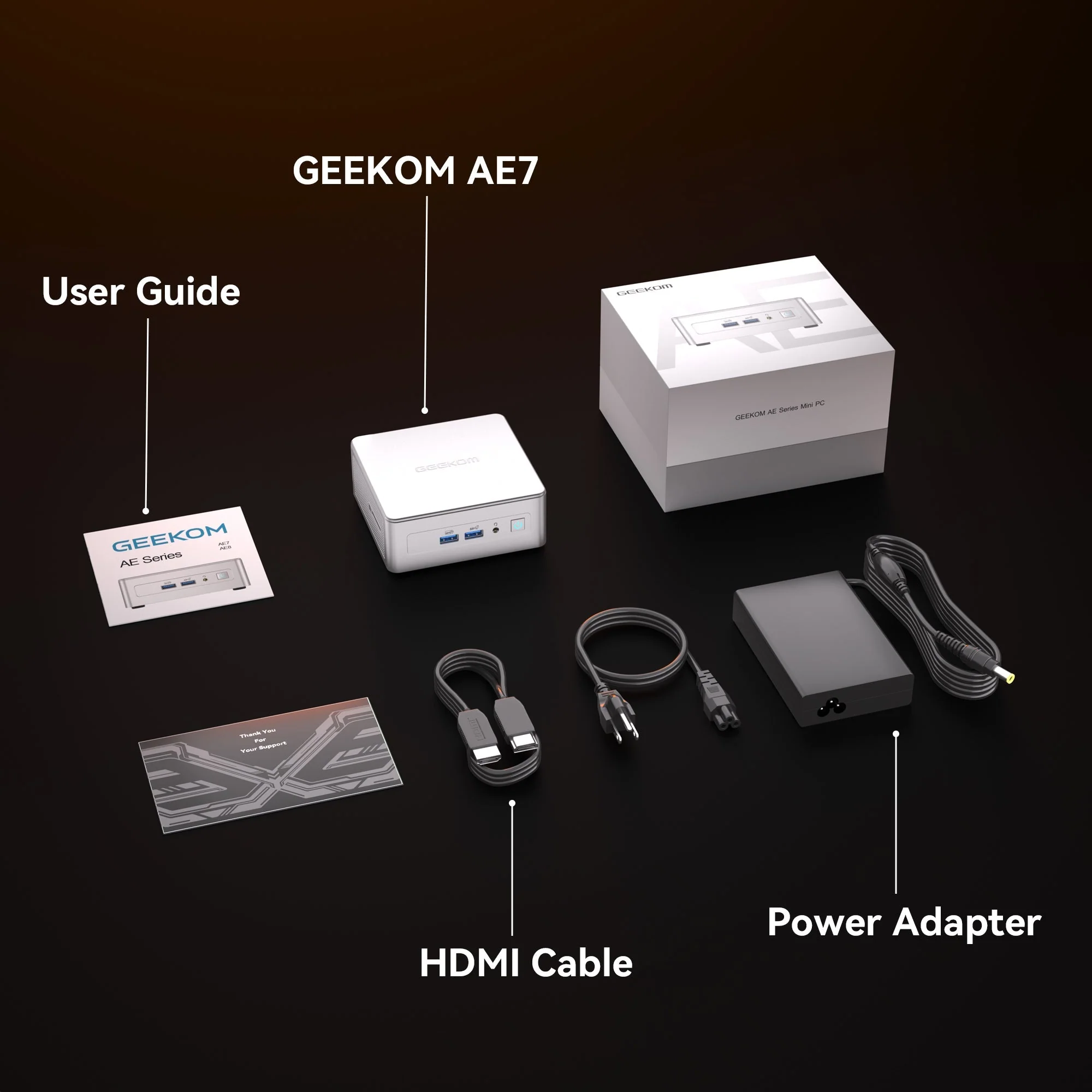 GEEKOM AE7 ミニPC AMD Ryzen R9-7940HS - Image 2