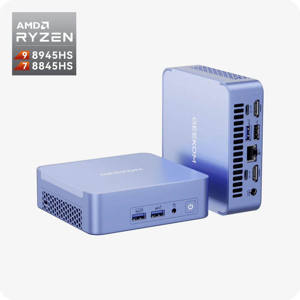GEEKOM NUC AX8ミニPC AMD RYZEN R7-8845HS/R9-8945HS