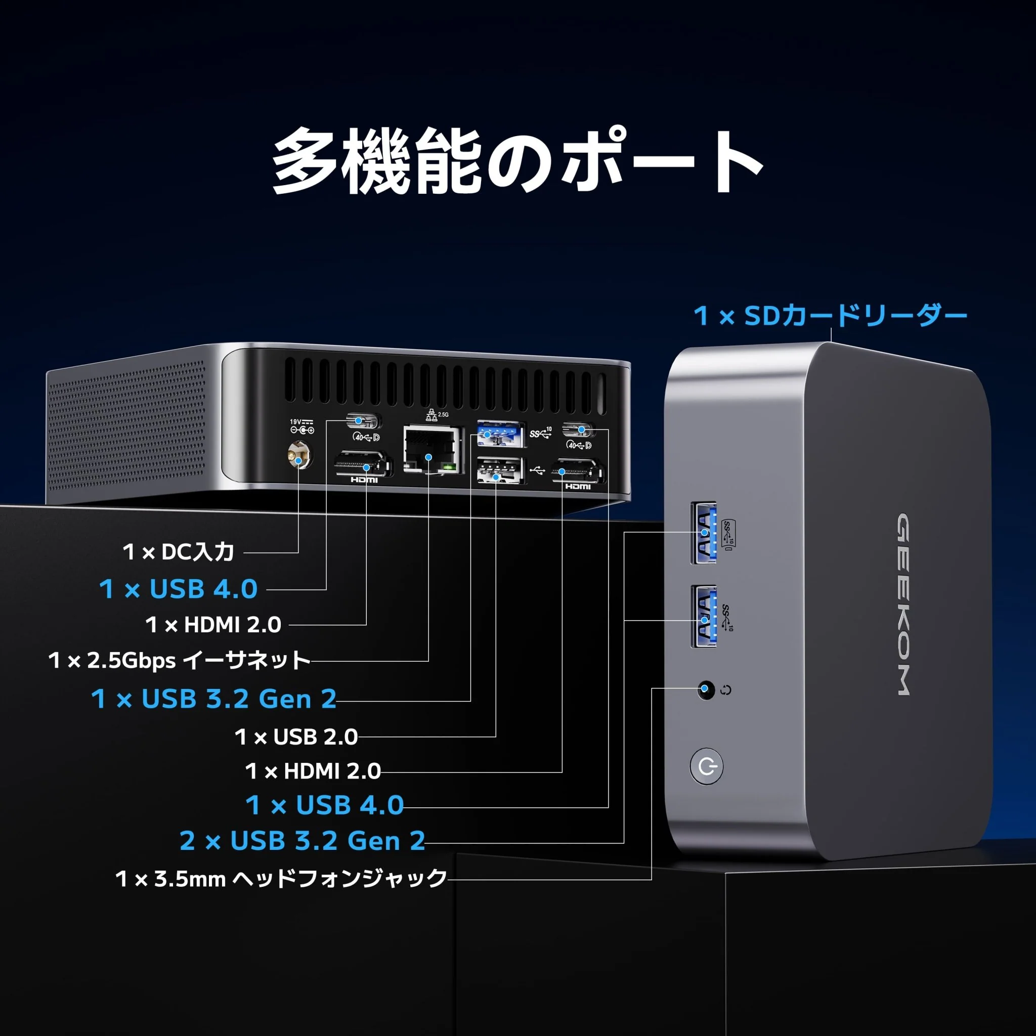 GEEKOM GT13 Pro 2026エディション ミニPC インテル® CORE™ I9-13900HK - Image 6