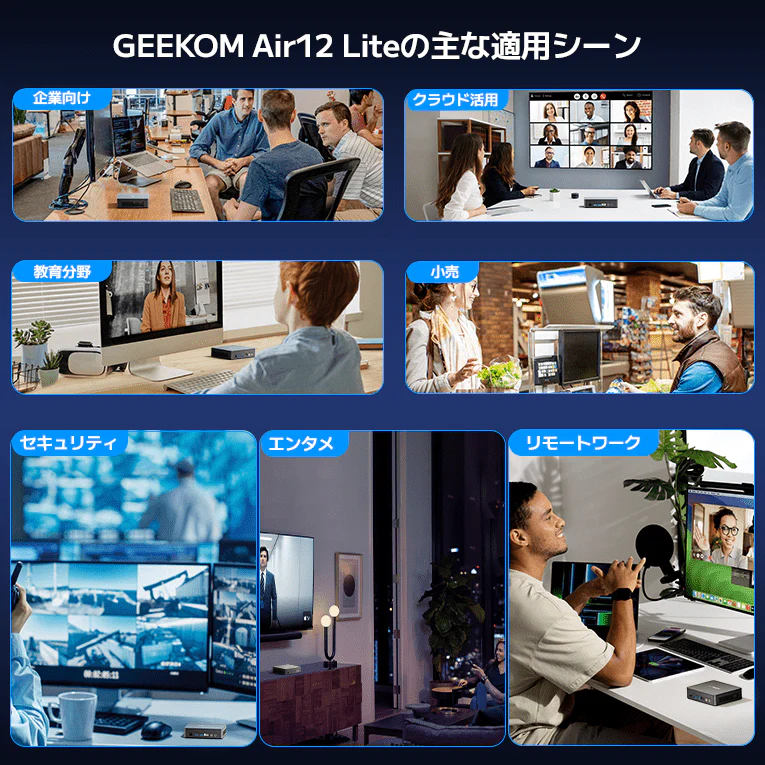 GEEKOM AIR12 Lite ミニPC インテル® Alder Lake N95 - Image 6