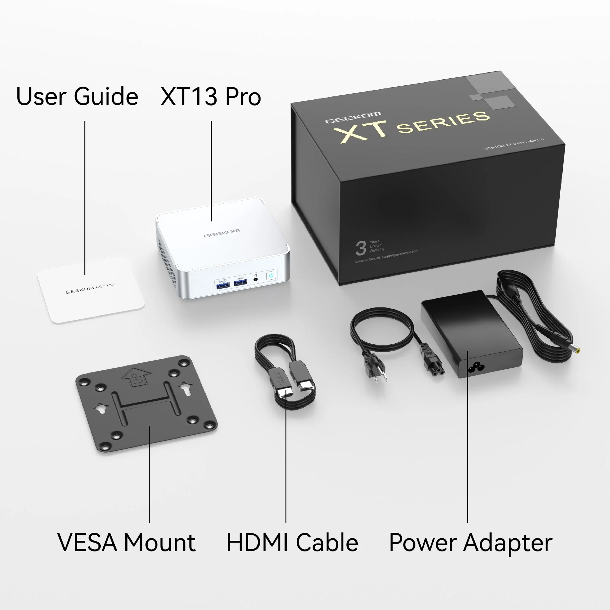 GEEKOM NUC XT13 PRO ミニPC インテル® CORE™ I9-13900H/I7-13620H - Image 2