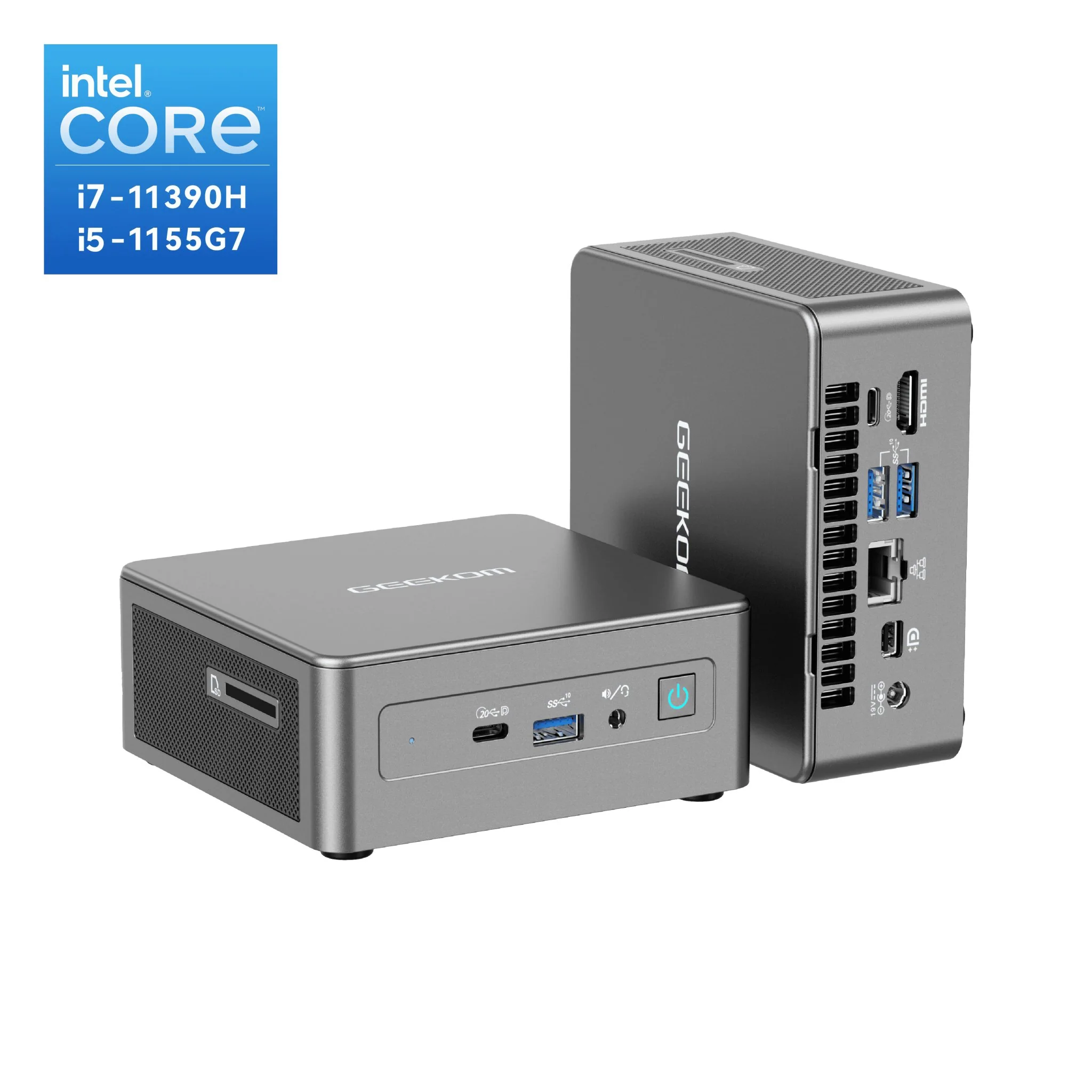 GEEKOM NUC Mini IT11 ミニPC 第 11 世代インテル® Core™ I7 11390H